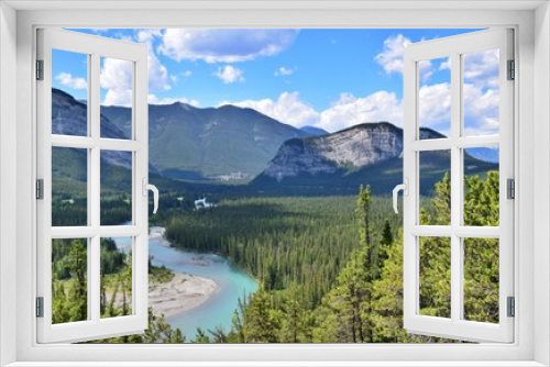 Fototapeta Naklejka Na Ścianę Okno 3D - Bow Valley , Banff National Park , Canada 