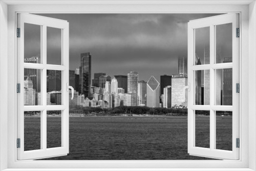 Fototapeta Naklejka Na Ścianę Okno 3D - Panoramic view of Chicago