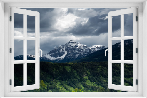 Fototapeta Naklejka Na Ścianę Okno 3D - Snowy Mountains in Austria 