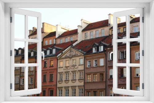 Fototapeta Naklejka Na Ścianę Okno 3D - Old Town Warsaw
