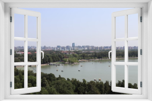 Fototapeta Naklejka Na Ścianę Okno 3D - Lac Kunming à Pékin, Chine
