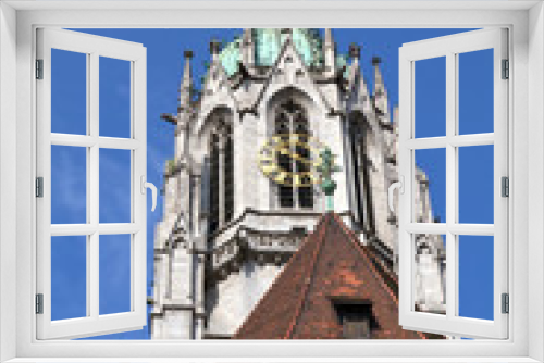 Fototapeta Naklejka Na Ścianę Okno 3D - Die historische Paulskirche in München, Bayern