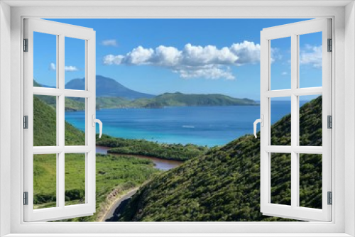 Fototapeta Naklejka Na Ścianę Okno 3D - Scenic View in St. Kitts and Nevins