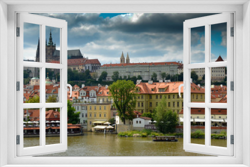 Fototapeta Naklejka Na Ścianę Okno 3D - Château de Prague