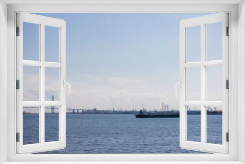 Fototapeta Naklejka Na Ścianę Okno 3D - 名古屋港から見た海の橋