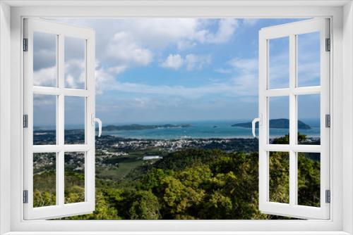 Fototapeta Naklejka Na Ścianę Okno 3D - Top view of Chalong Bay, Phuket Thailand
