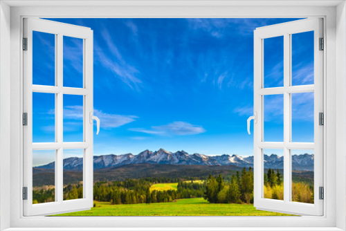 Fototapeta Naklejka Na Ścianę Okno 3D - Tatry