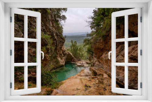 Fototapeta Naklejka Na Ścianę Okno 3D - the beautiful scene of Kral havuzu (King's pool) close to Ucansu Waterfall, Serik, Antalya