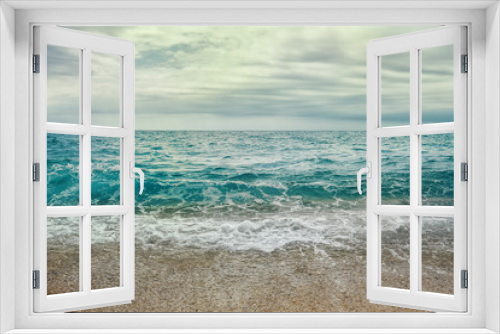 Fototapeta Naklejka Na Ścianę Okno 3D - Sea waves