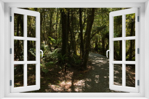 Fototapeta Naklejka Na Ścianę Okno 3D - Wharekai Te Kou Walk at Jackson Bay in Mount Aspiring National Park,West Coast on South Island of New Zealand
