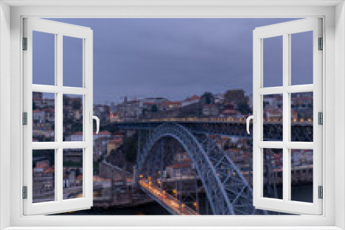 Fototapeta Naklejka Na Ścianę Okno 3D - Dom Luis I Bridge in Porto