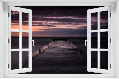 Fototapeta Naklejka Na Ścianę Okno 3D - sunset over aBaltic sea