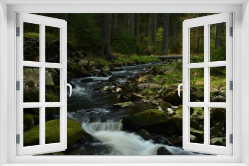 Fototapeta Naklejka Na Ścianę Okno 3D - Schwarzwassertal im Erzgebirge