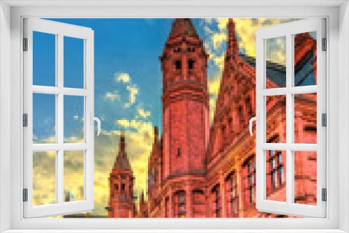 Fototapeta Naklejka Na Ścianę Okno 3D - The Victoria Law Courts on Corporation Street in Birmingham, England