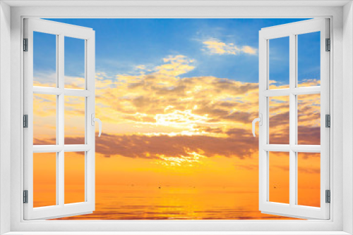 Fototapeta Naklejka Na Ścianę Okno 3D - Dusk Horizon Wallpaper