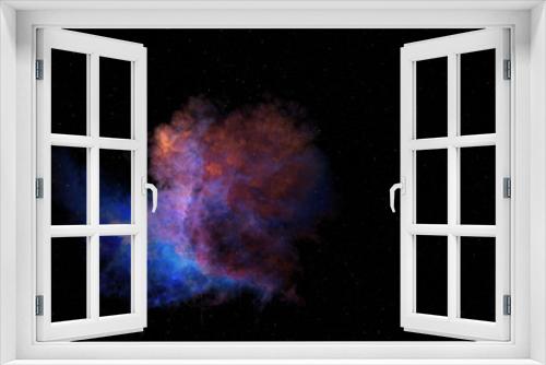 Fototapeta Naklejka Na Ścianę Okno 3D - nebula in deep space