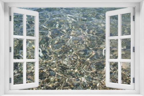 Fototapeta Naklejka Na Ścianę Okno 3D - Crystal clear water in the sea