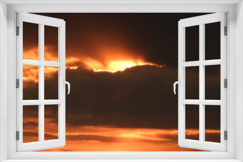 Fototapeta Naklejka Na Ścianę Okno 3D - Chmury