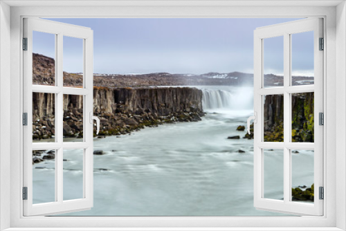 Fototapeta Naklejka Na Ścianę Okno 3D - Selfoss waterfall in Iceland