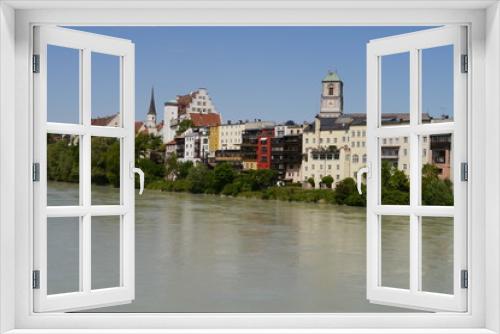 Fototapeta Naklejka Na Ścianę Okno 3D - Wasserburg am Inn