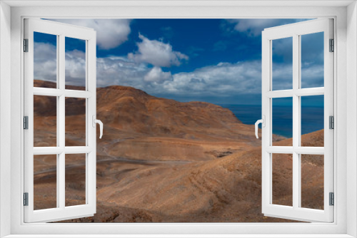 Fototapeta Naklejka Na Ścianę Okno 3D - scenic view of Fuerteventura in Spain Canary islands