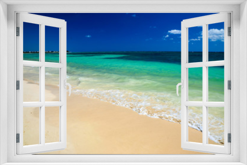 Fototapeta Naklejka Na Ścianę Okno 3D - Strand in der Karibik