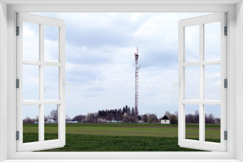 Fototapeta Naklejka Na Ścianę Okno 3D - repeater antenna for mobile communications