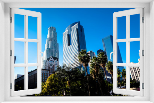 Fototapeta Naklejka Na Ścianę Okno 3D - Pershing Square in Los Angeles