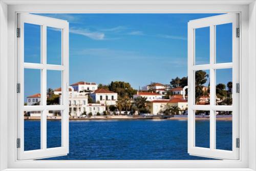 Fototapeta Naklejka Na Ścianę Okno 3D - Landscape of Spetses island, Greece.