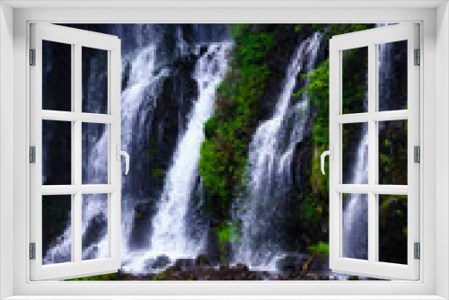 Fototapeta Naklejka Na Ścianę Okno 3D - 白糸の滝