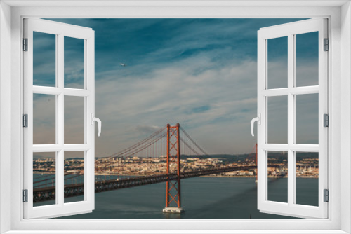 Fototapeta Naklejka Na Ścianę Okno 3D - bridge April 25 Portugal Lisbon