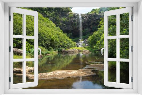 Fototapeta Naklejka Na Ścianę Okno 3D - Mauritian waterfalls