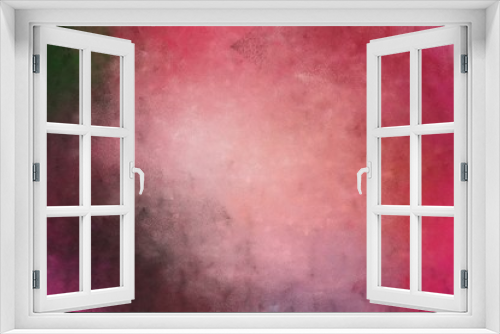 Fototapeta Naklejka Na Ścianę Okno 3D - beautiful indian red, pale violet red and very dark violet colored vintage abstract painted background with space for text or image. can be used as poster or background