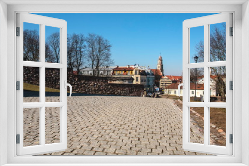 Fototapeta Naklejka Na Ścianę Okno 3D - View of Vilnius Old Town