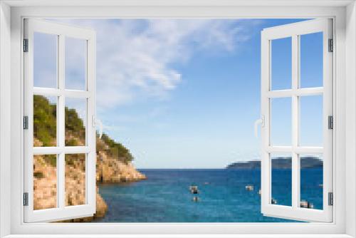 Fototapeta Naklejka Na Ścianę Okno 3D - Coast line at Ibiza, Spain