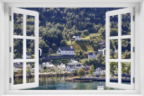Fototapeta Naklejka Na Ścianę Okno 3D - fjord de Geiranger