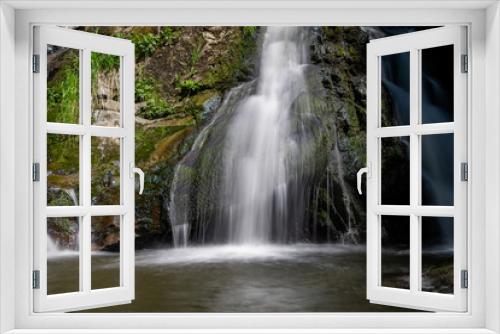 Fototapeta Naklejka Na Ścianę Okno 3D - Wasserfall in der Rötenbachschlucht Schwarzwald