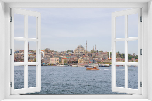 Fototapeta Naklejka Na Ścianę Okno 3D - Istanbul, Turkey - home of many Istanbul landmarks, like Hagia Sofia, the Topkapi Palace, the Blue Mosque, the Fatih district is the core of the city. Here in particular the Golden Horn