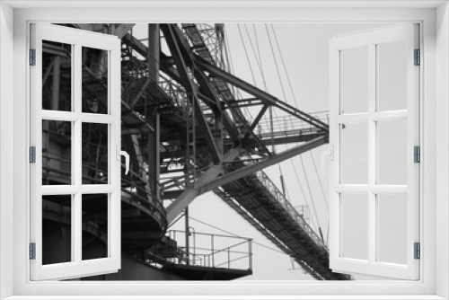 Fototapeta Naklejka Na Ścianę Okno 3D - historische Tagebautechnik