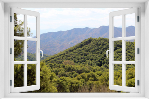 Paisaje de los Montes de Málaga (Andalucía, España)