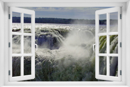 Fototapeta Naklejka Na Ścianę Okno 3D - Chutes d'Iguaçu, Brésil, Argentine