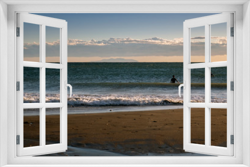 Fototapeta Naklejka Na Ścianę Okno 3D - Pacific Ocean sunset