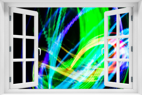 Light painting bright abstract background. Futuristic texture.