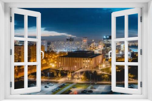 Fototapeta Naklejka Na Ścianę Okno 3D - Katowice - Panorama