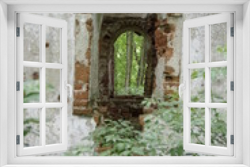 Fototapeta Naklejka Na Ścianę Okno 3D - Ruine St. Georg bei Aichach-Klingen