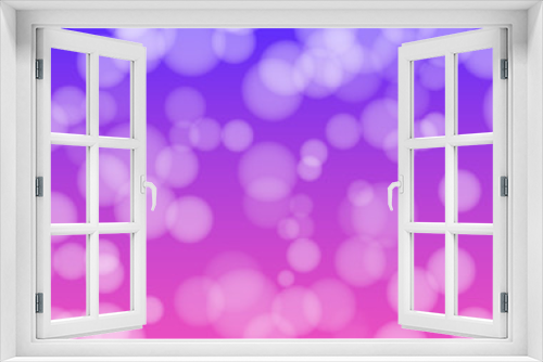 Bokeh glow vector gradient purple background.