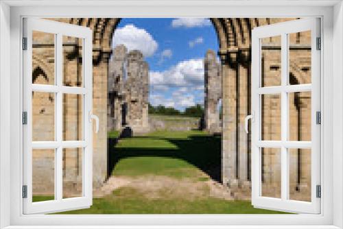 Fototapeta Naklejka Na Ścianę Okno 3D - Castle Acre Priory - Norman Arch