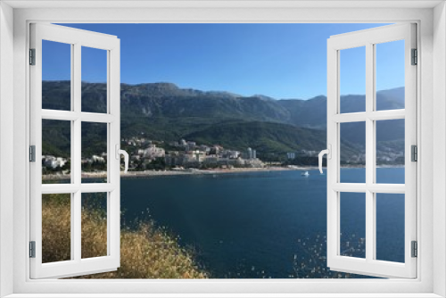 Fototapeta Naklejka Na Ścianę Okno 3D - view of the bay of kotor montenegro