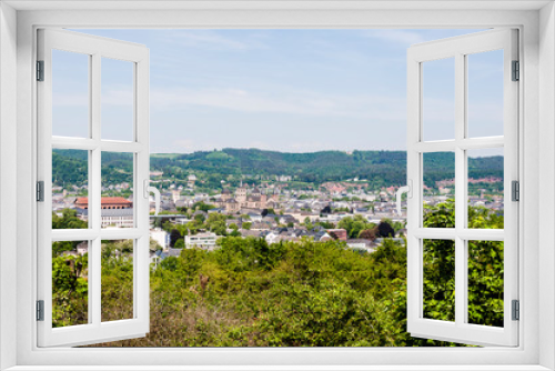 Fototapeta Naklejka Na Ścianę Okno 3D - Trier, Dom, St. Peter, Liebfrauenkirche, Kirche, Altstadt, Stadt, Altstadthäuser, sankt gangolf, marktkirche, Mosel, Fluss, Stadtrundgang, Römerzeit, Rheinland-Pfalz, Flussschifffahrt, Deutschland