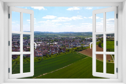 Fototapeta Naklejka Na Ścianę Okno 3D - Neuhof bei Fulda, Hessen